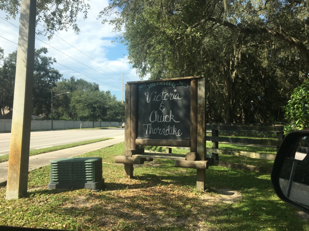 Chuck and Tori's Wedding Sign